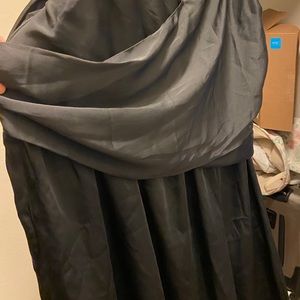 LBD-strapless short black dress